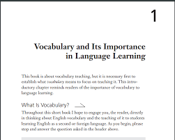 Understanding This Article Details The Full Definition Of What Vocabulary Is It Helped Me To Understand Tha Teaching Vocabulary Vocabulary Meaning Vocabulary