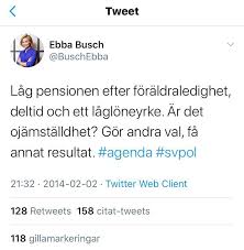 I inlägget går busch också till angrepp mot husägarens ombud och. Facebook