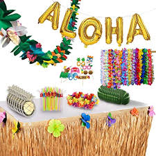 Shop for everything that you would need for a hawaiian themed luau party! Amazon Com Luau Party Decorations And Supplies Complete Mega Pack 175 Items Hawaiian Birthday Aloha Summer Beach Tropical Theme Decoration Set By Illusive Supplies Home Kitchen