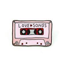 Cassette hd wallpapers, desktop and phone wallpapers. Love Songs Pin Cassette Tape Lover Retro Music Creative Art Badge Symbol Emblem Retro Music Love Songs Music Cover Photos