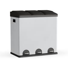 After you have mounted the wood for the drawer slide hardware, you will need to measure the exact width between them so you can cut the. Step N Sort 16 Gallon 2 Compartment Trash And Recycling Bin Silver Walmart Com Walmart Com