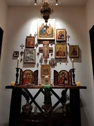 An Altar At The Eastern Wall Of The Home Www Newarundel Weebly Com Home Altar Catholic Catholic Decor Home Altar