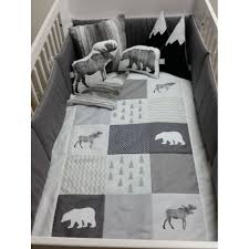 Ensemble De Literie De Pour B Eacute B Eacute Compos Eacute De 5 Morceaux L Ensemble Est Fi Egrave Rement Fabriqu Eacute Au Qu Ea Toddler Bed Crib Sets Bed
