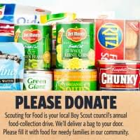 While usually sponsored by local council as a coordinated annual event, many individual scout units and families have held their own food drive. Scouting For Food S Legacy Of Service Scouting Wire Scouting Wire