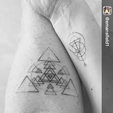 Tim Young On Instagram Repost From Emansfield1 Explaining The Meaning Of Our New Tattoos Triangle Couples Tattoo Designs Geometric Tattoo Triangle Tattoos
