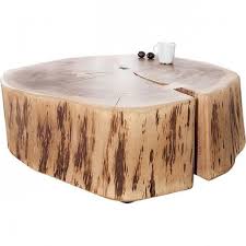 table basse 60 cm en bois massif d acacia avec des roulettes en metal table basse tronc d arbre table basse table basse bois