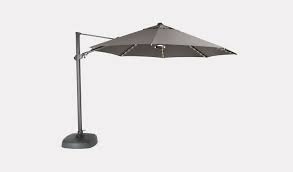 We think parasols make great architectural statements in any garden or on any patio. 3 5m Free Arm Parasol With Led Lighting And Wireless Speaker Kettler Official Site
