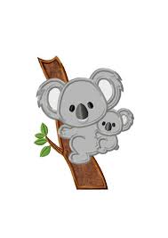Mother Koala Applique Machine Embroidery Design No 649 Etsy Machine Embroidery Applique Machine Embroidery Designs Machine Embroidery