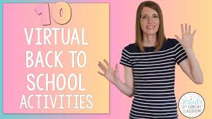 Here are 7 more ideas for preschoolers: 10 Virtual Back To School Activities Youtube