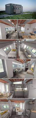 Aurora Is A 26 Tiny House On Wheels With Two Large Motorized Slide Outs When Expanded The Tiny House On Wheels Tiny House Interior Design Tiny House Nation