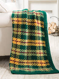 It's possibly bigger than knitting and crocheting combined. Woodland Plaid Tunisian Throw Crochet Pattern