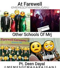 Farewell (meme) remake flipaclip {just shapes and beats}. à¤­à¤² Farewell à¤• à¤¦ à¤¨ School Dress à¤® Memes Of Maharajganj Facebook