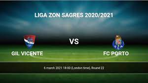 Naidji claude gonçalves erick wellington luís leonardo silva kellyton ruiz. Gil Vicente Vs Fc Porto H2h 6 Mar 2021 Head To Head Stats Prediction
