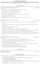 systems security officer resume sample