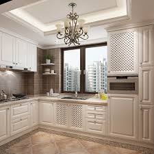 Bright white spaces make rooms seem larger, especially in small kitchens, bathrooms, or laundry rooms. Antique White Kitchen Cabinet Designs Cherry Solid Wood Kitchen Cabinet