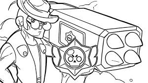 Polar bear coloring page star coloring pages video game companies dragon ball image star logo clash of clans jessie graffiti love you. Coloriage Brawl Stars Corbac En Couleur
