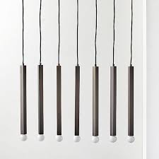 Lineaire Bronzed Black 7 Bulb Pendant Light Reviews Cb2