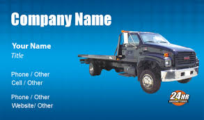 Get your flatbed towing business cards printed on standard gloss cardstock, ultra thick matte cardstock, ultra thick uncoated cardstock. Towing Service 3 5x2 Business Card Designs Printfirm Com