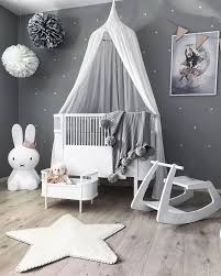 These pink, grey, and white paper flowers and golden, script name sign for your baby girl's nursery are very trendy right now and beautiful too. White Grey Baby Room Ideas Novocom Top