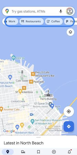 Search for nearby places & explore the area - Android - Google Maps Help
