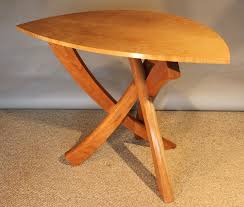 Figured spalted maple wood modernist coffee table, griff logan exhibits: Birds Eye Maple And Cherry Console Table Eric Sprenger Fine Woodwork