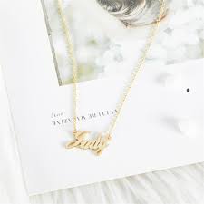 Personalized picture necklaces photo pendant custom free engraving jewelry gift. Judy Custom 14k Gold Name Necklace Personalized Gold Name Plate Necklace Koalaprint