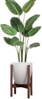 Amazon.co.uk has been visited by 1m+ users in the past month Jycra Plant Stand Mid Century Wood Flower Pot Holder Display Potted Rack Shelf For Home Living Room Garden Balcony Corner Decor Brown Amazon Co Uk Garden Outdoors