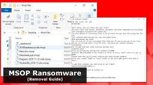 Cara virus bekerja adalah secara otomatis setiap kali os. Remove Msop Ransomware Virus 2021 Guide Geek S Advice