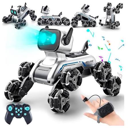 🐶🤖 NM-ROBOT Perro Robot Inteligente diseñado para brindar horas de  diversión con movimientos sorprendentes, acrobacias y un control súper  intuitivo 🚀✨ 🐕 Realiza acrobacias 360°, derrapes y movimientos dinámicos  🛞 Equipado con