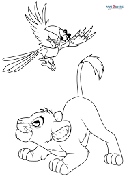 lion king coloring page