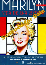 marilyn. una vida de leyenda. mini cartel de la