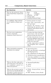 Competency Based Interviewing