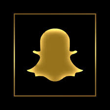 Browse and download hd snapchat logo png images with transparent background for free. Black Gold Snapchat App Icon Ios App Icon Black App App Icon