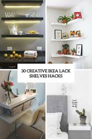 30 Creative Ikea Lack Shelves Hacks Shelterness