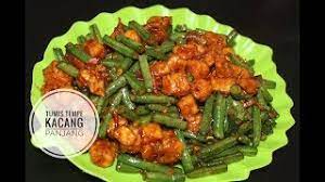 Resep Praktis Memasak Tumis Kacang Tempe Pedas Manis Youtube