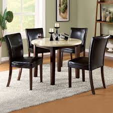 A small round kitchen table and industrial counter stools provide more casual and intimate gathering spots. Small Round Dinette Sets Ideas On Foter