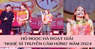 Hồ Ngọc Hà đoạt giải 'Nghệ sĩ truyền cảm hứng' năm 2024