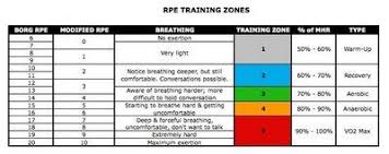 Rpe Mhr Goal Charts Swim Technique Swim Training