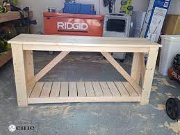 Easy Diy Console Table Diy Console Table Diy Sofa Table Diy Entryway Table