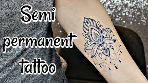 Organic, natural, super dark & waterproof. Semi Permanent Tattoos How To Do A Semi Permanent Tattoo Beautybyjosiek Easy Ink Youtube