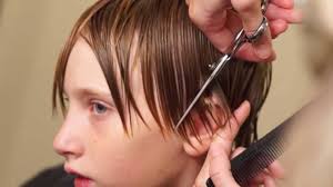 This hairstyle has taken over your basic boys regular, really turning these young men into a gentleman. Boys Medium Length Side Swept Hair Cut Done 95 With A Razor Youtube
