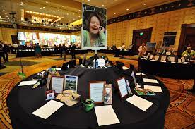 When choosing a vendor, consider the platform's cost, feature set. Great Set Up For An Auction Item Table Having A Display That Expresses The Cause As A Display Is Genius Silent Auction Display Auction Themes Silent Auction