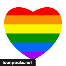 Free Rainbow Heart Icon Symbol Download In Png Svg Format