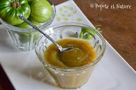 Popote Et Nature Vous Avez Des Tomates Vertes En Quantite Quelque Tomates Vertes Recette Tomate Verte Chutney Tomates Vertes