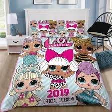 3d Lol Doll Bedding Sets Printed Duvet Cover Set Twin Queen King Size Lol Dolls Doll Beds Kids Bedroom Designs