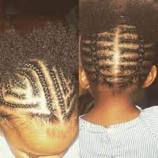 Cornrows Into Two Puffs Natural Hair Styles Hair Beauty Cornrows