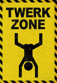 Twerk Zone Sign Poster Posters Allposters Com Twerk Sign Poster Funny Art