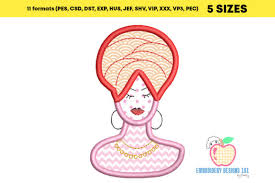 Download African Woman Applique Creative Fabrica Yellowimages Mockups