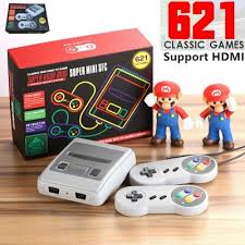 3.7 out of 5 stars 115. Super Mini 8 Bit Retro Console 621 Super Nintendo Nes Games With Controllers Hdmi Gamestock