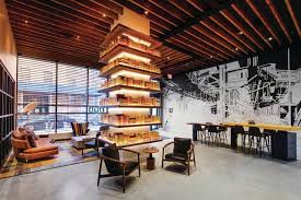 Avalonbay S Ava Dobro Project In Brooklyn Has A Joint Coffee Shop Brew Pub Branded As Ava Brew Column Design Pillar Design Multifamily Housing